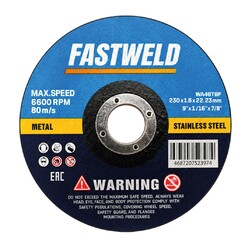 Круг отрезной 230*1,6*22, Fastweld